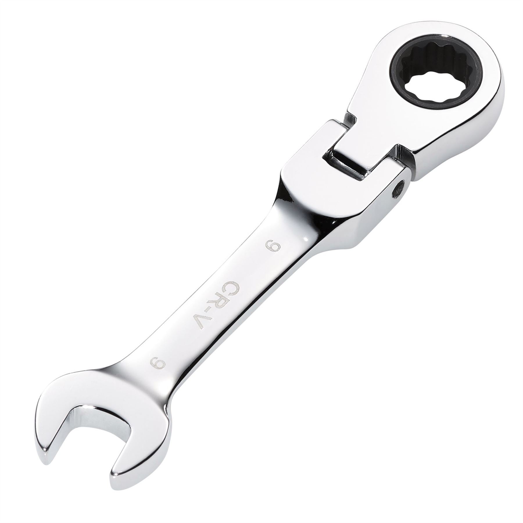 Draper 27964 HI-TORQ® Metric Stubby Flexible Head Ratchet Combination Spanner 9mm Draper