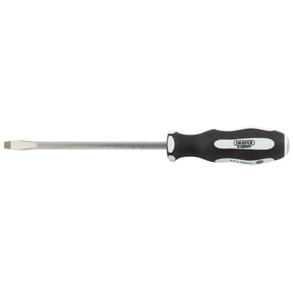 Draper 35183 Pound Thru' Plain Slot Soft Grip Screwdriver 6.5 x 150mm Draper