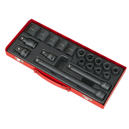Sealey AK5619M Impact Socket Set 19pc 1/2"Sq Drive Metric Sealey
