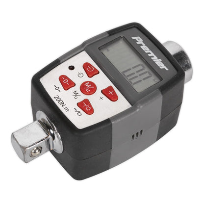 Sealey STW291 Torque Adaptor with Angle Function Digital 1/2"Sq Drive 20-200Nm(14.7-147.5lb.ft) Sealey