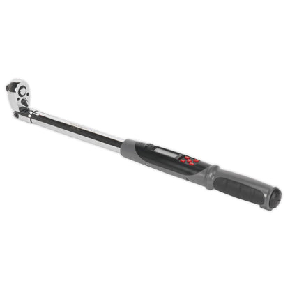 Sealey STW309 Angle Torque Wrench Flexi-Head Digital 1/2"Sq Drive 20-200Nm(14.7-147.5lb.ft) Sealey