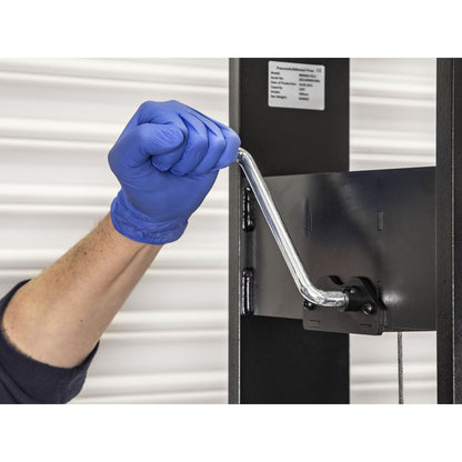 Sealey PPF100S Viking Floor Type Air/Hydraulic Press with Sliding Ram & Foot Pedal 100 Tonne Sealey