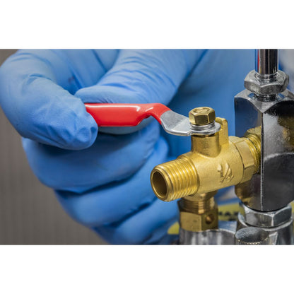 Sealey HVLP-79/P HVLP Pressure Pot System with Spray Gun & Hoses 1.7mm Set-Up Sealey