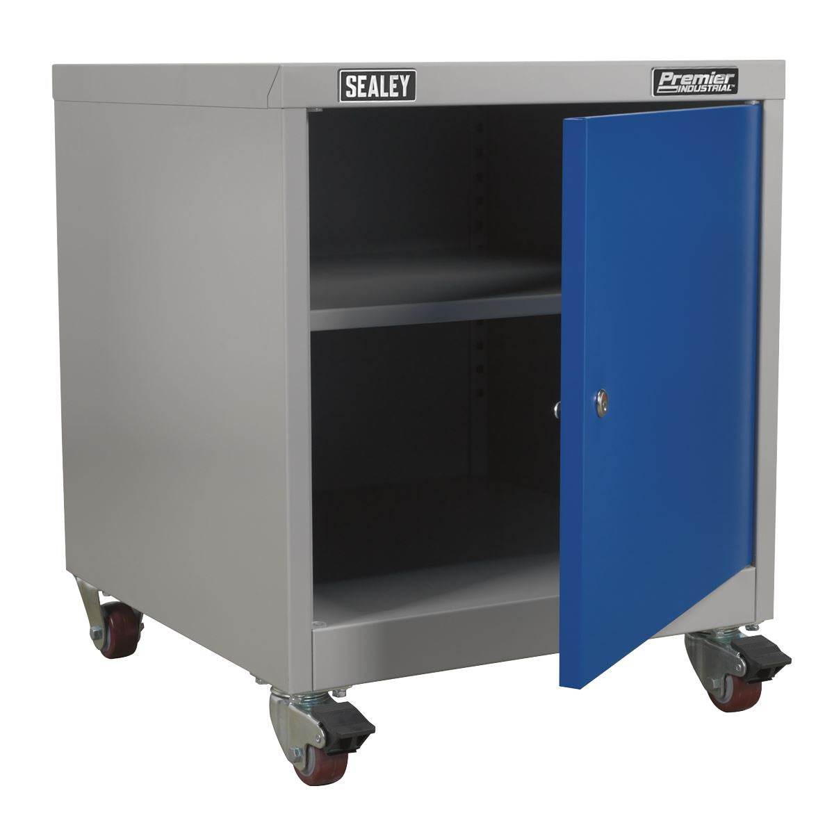Sealey API5659 Mobile Industrial Cabinet 1 Shelf Locker Sealey