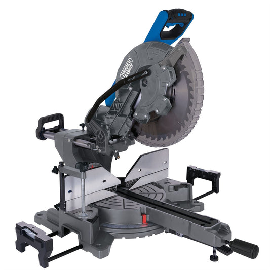 Draper 79901 Expert 230V Double Bevel Sliding Compound Mitre Saw 305mm 2000W Draper