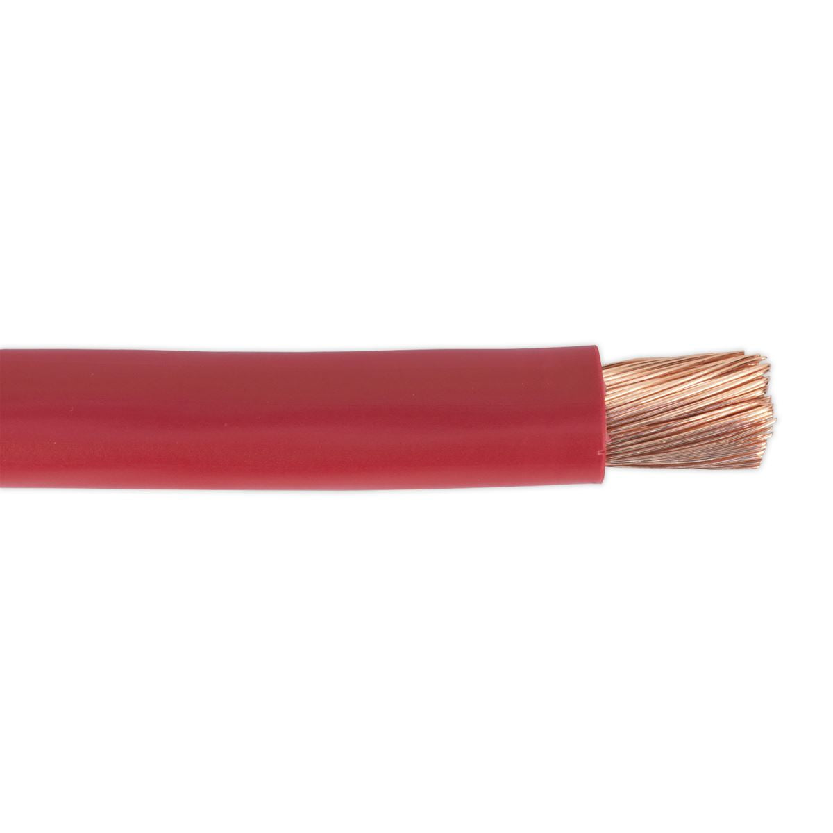 Sealey AC40SQRE Automotive Starter Cable 315/0.40mm 40mm² 300A 10m Red Sealey