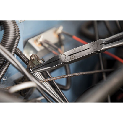 Sealey AK8591 Needle Nose Pliers Double Joint Long Reach 335mm Sealey