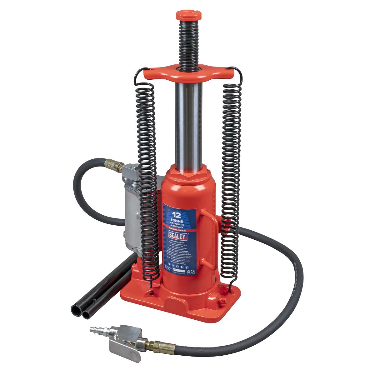 Sealey YAJ12S Air Operated Hydraulic Bottle Jack 12 Tonne Sealey