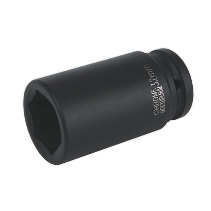Sealey IS3432D Impact Socket 32mm Deep 3/4"Sq Drive Sealey