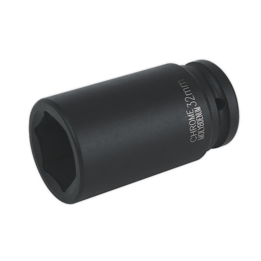 Sealey IS3432D Impact Socket 32mm Deep 3/4"Sq Drive Sealey