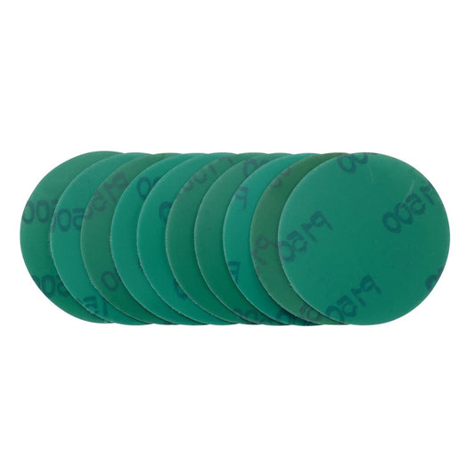 Draper 08111 Wet and Dry Sanding Discs with Hook and Loop 75mm 1500 Grit Pack of 10 Draper