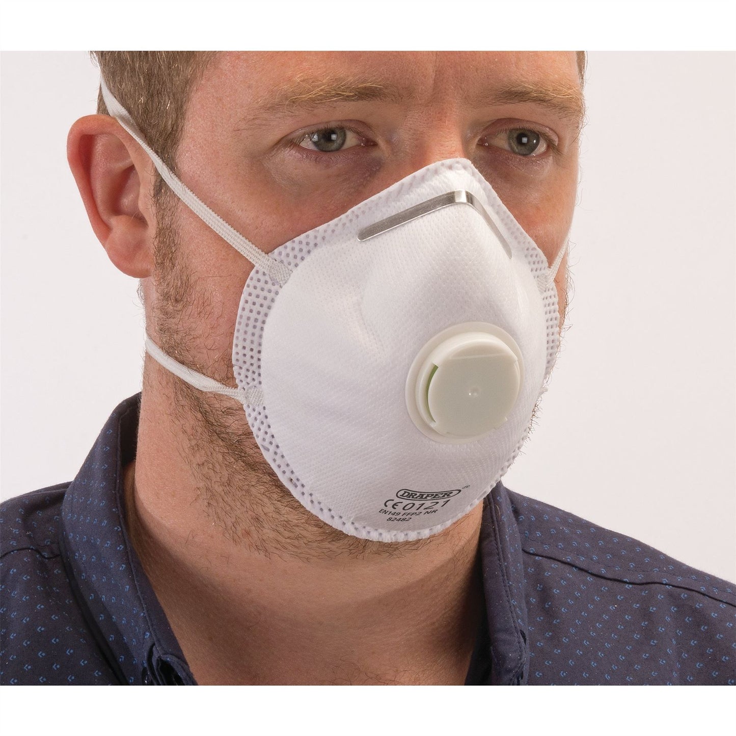 Draper 82483 FFP2 NR Moulded Masks Pack of 10 Draper