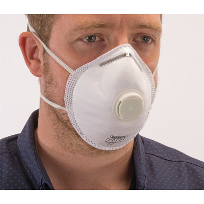 Draper 82483 FFP2 NR Moulded Masks Pack of 10 Draper