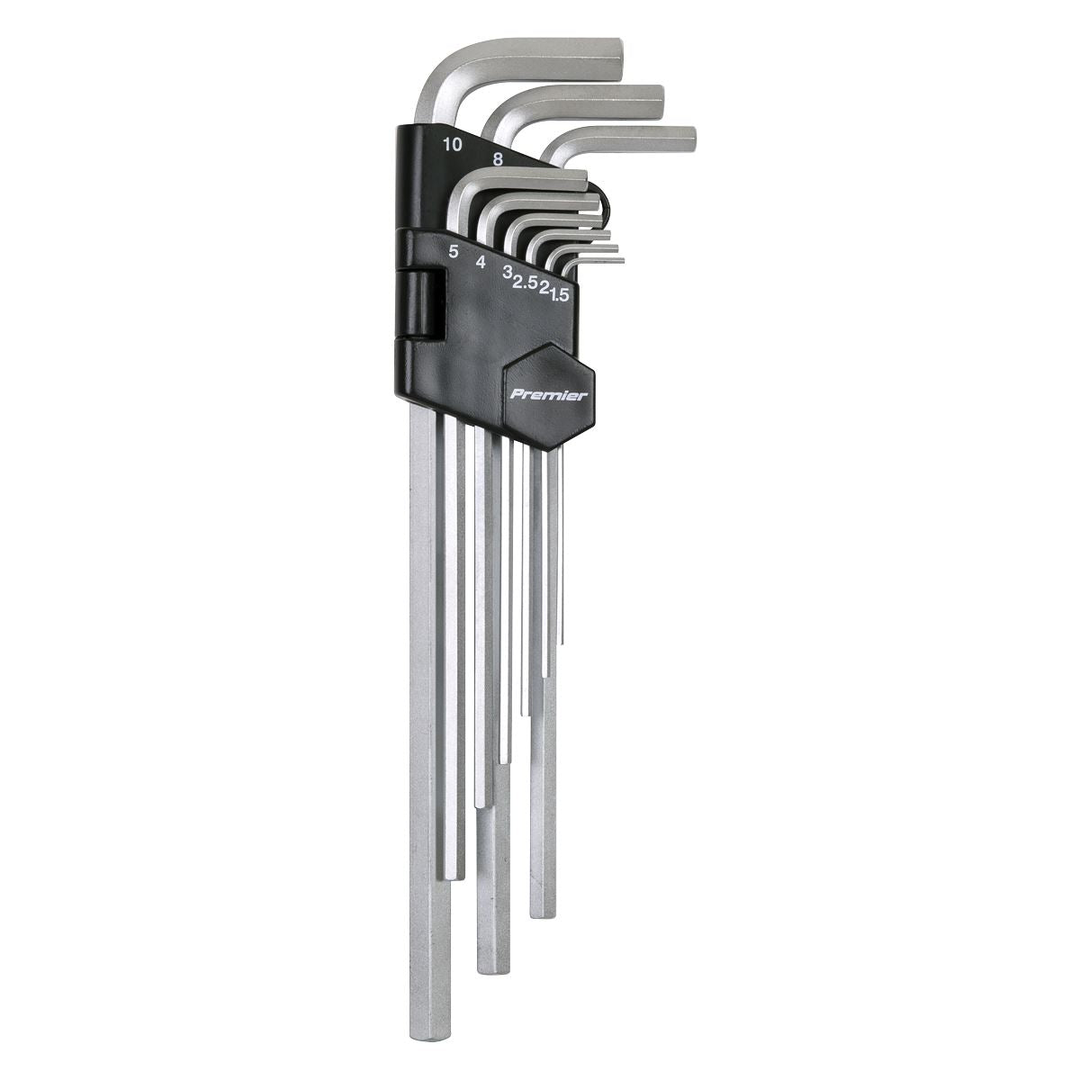 Sealey AK7137 Hex Key Set 9pc Extra-Long Metric Sealey