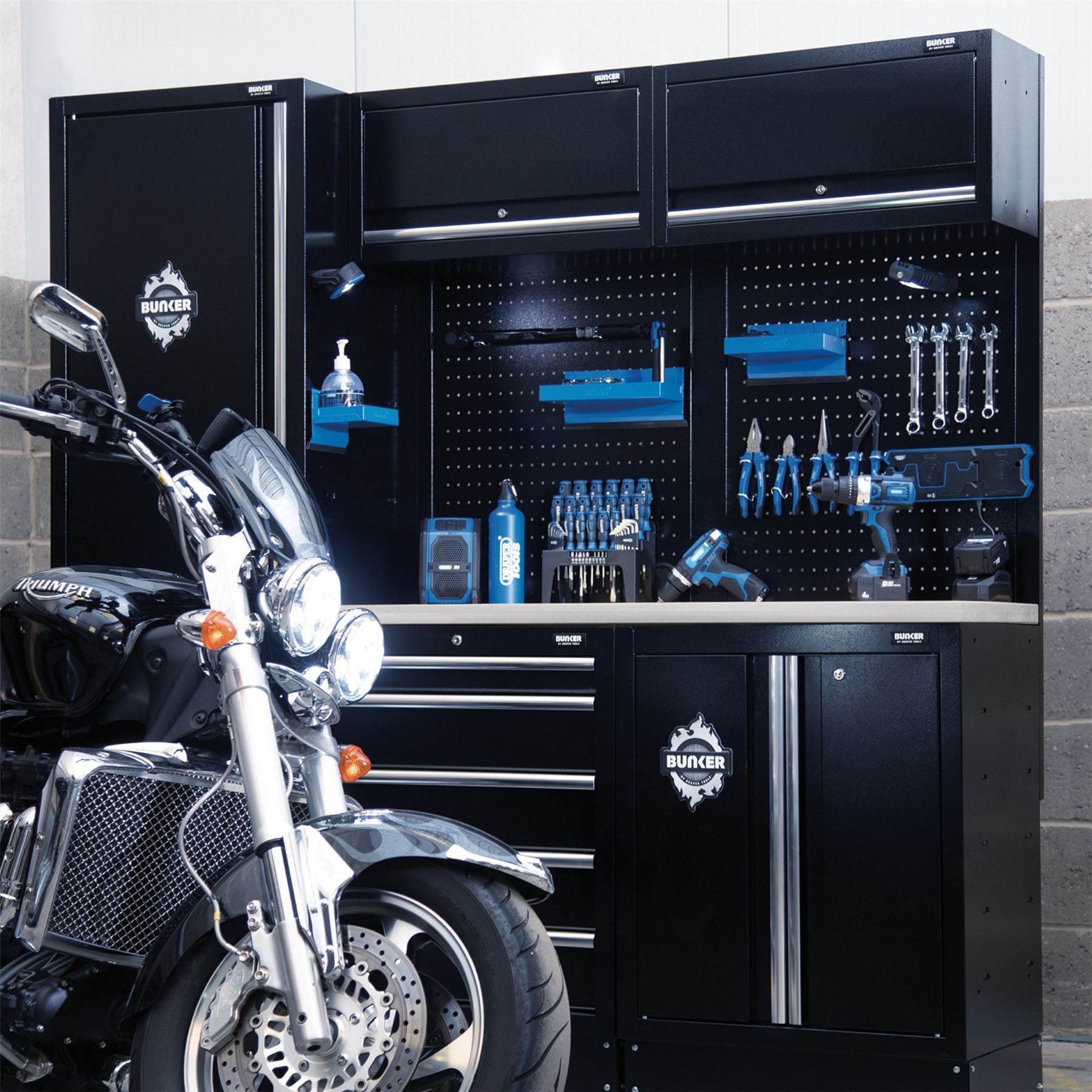 Draper 33165 BUNKER® Modular Tall Floor Cabinet 1 Door 600mm Draper