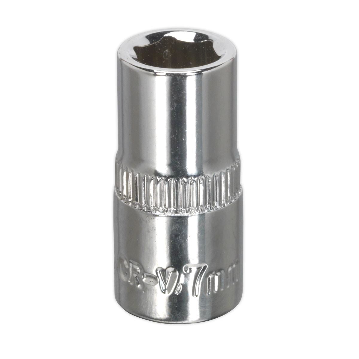 Sealey SP1407 WallDrive® Socket 7mm 1/4"Sq Drive Fully Polished Sealey
