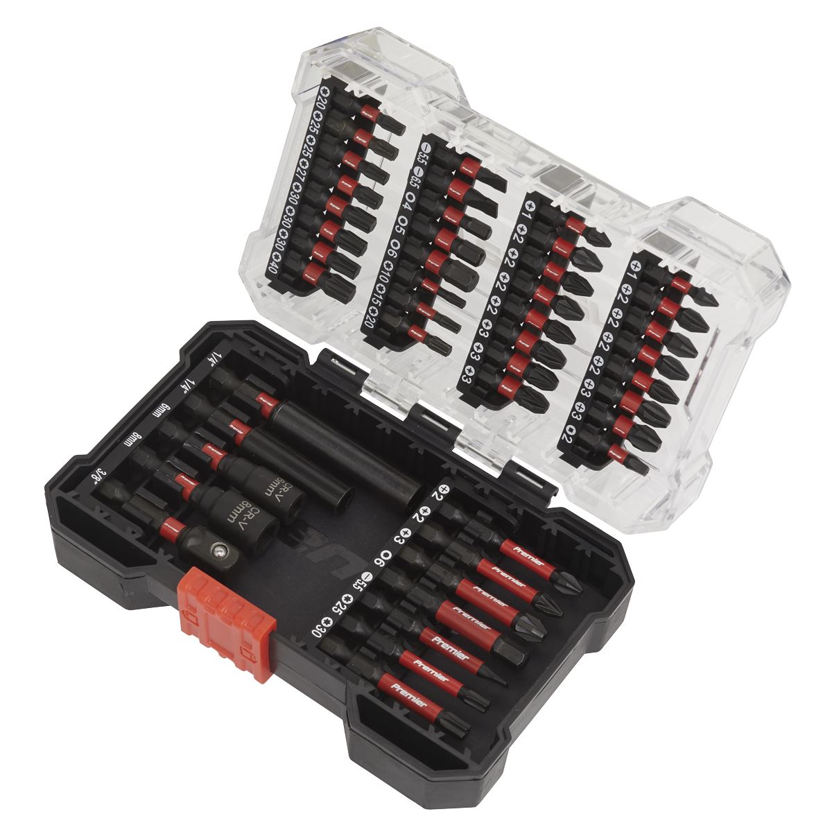 Sealey AK8280 Power Tool Bit Set 44pc Impact Grade Sealey