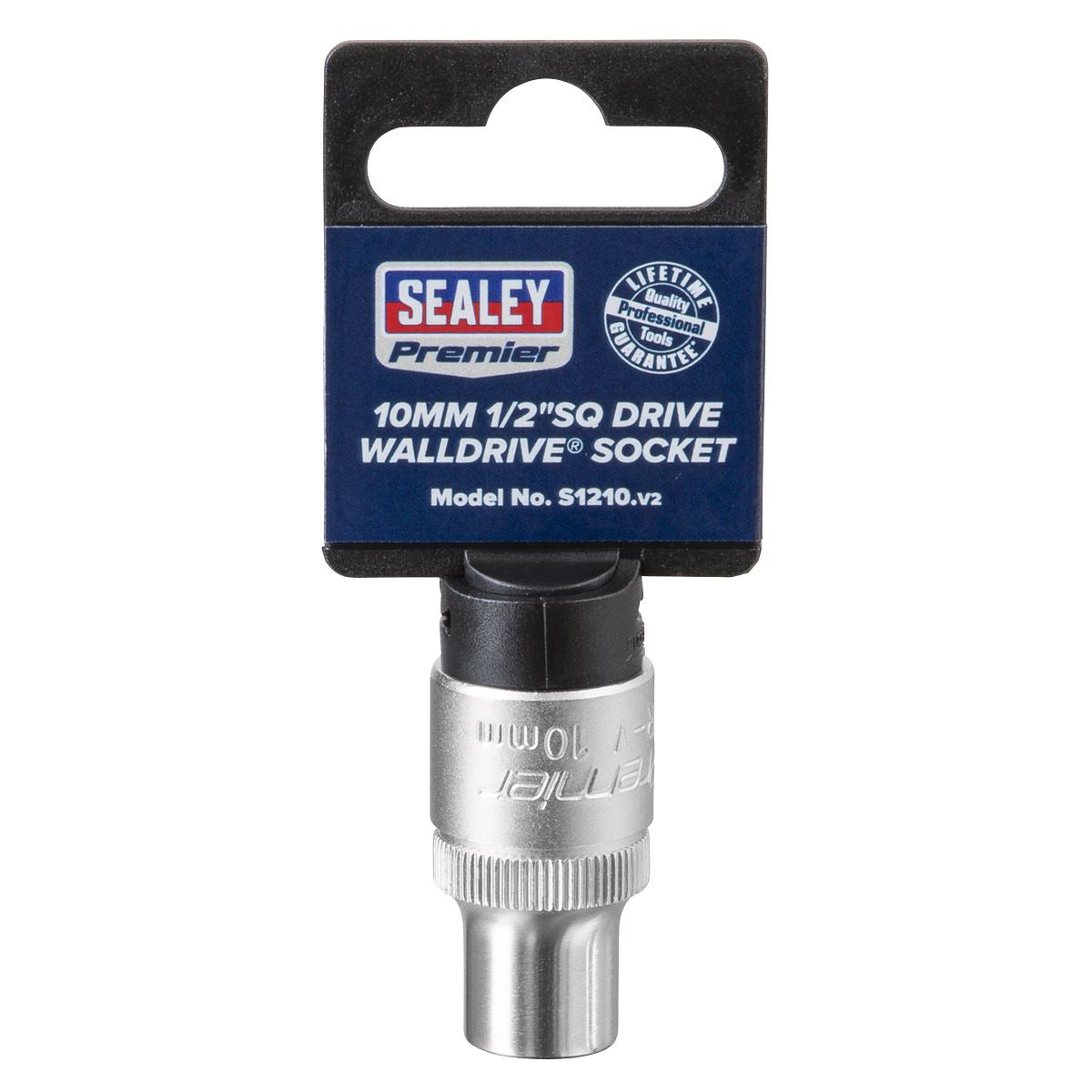 Sealey S1210 WallDrive® Socket 10mm 1/2"Sq Drive Sealey