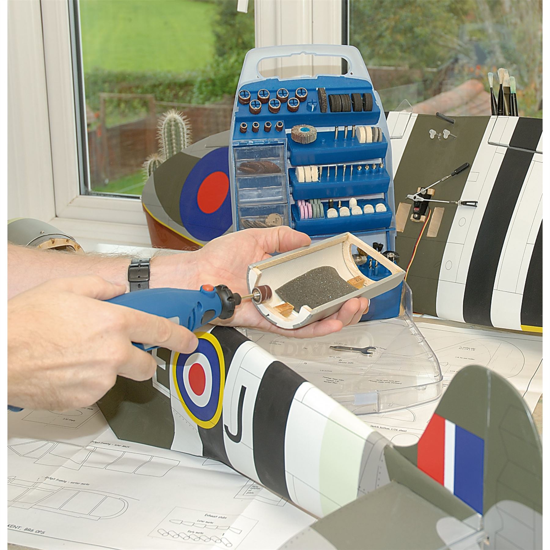 Draper 88626 Accessory Kit for Multi-Tools 200 Piece Draper