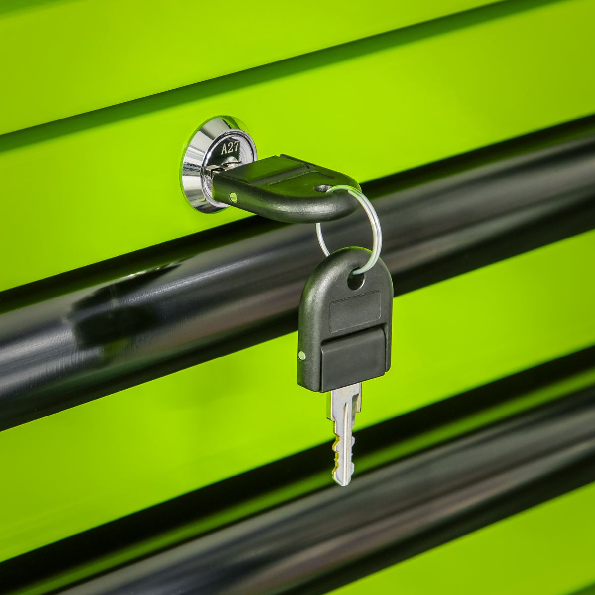 Sealey AP26029THV Mid-Box Tool Chest 2 Drawer with Ball-Bearing Slides - Green/Black Sealey