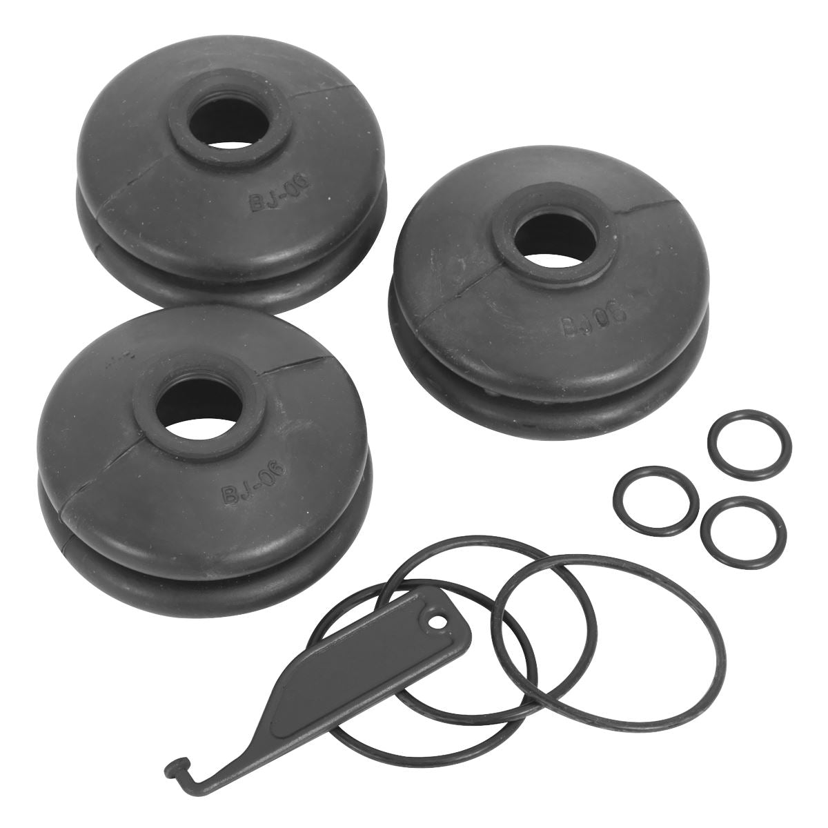 Sealey RJC02 Ball Joint Dust Covers - Commercial Vehicles Pack of 3 Sealey