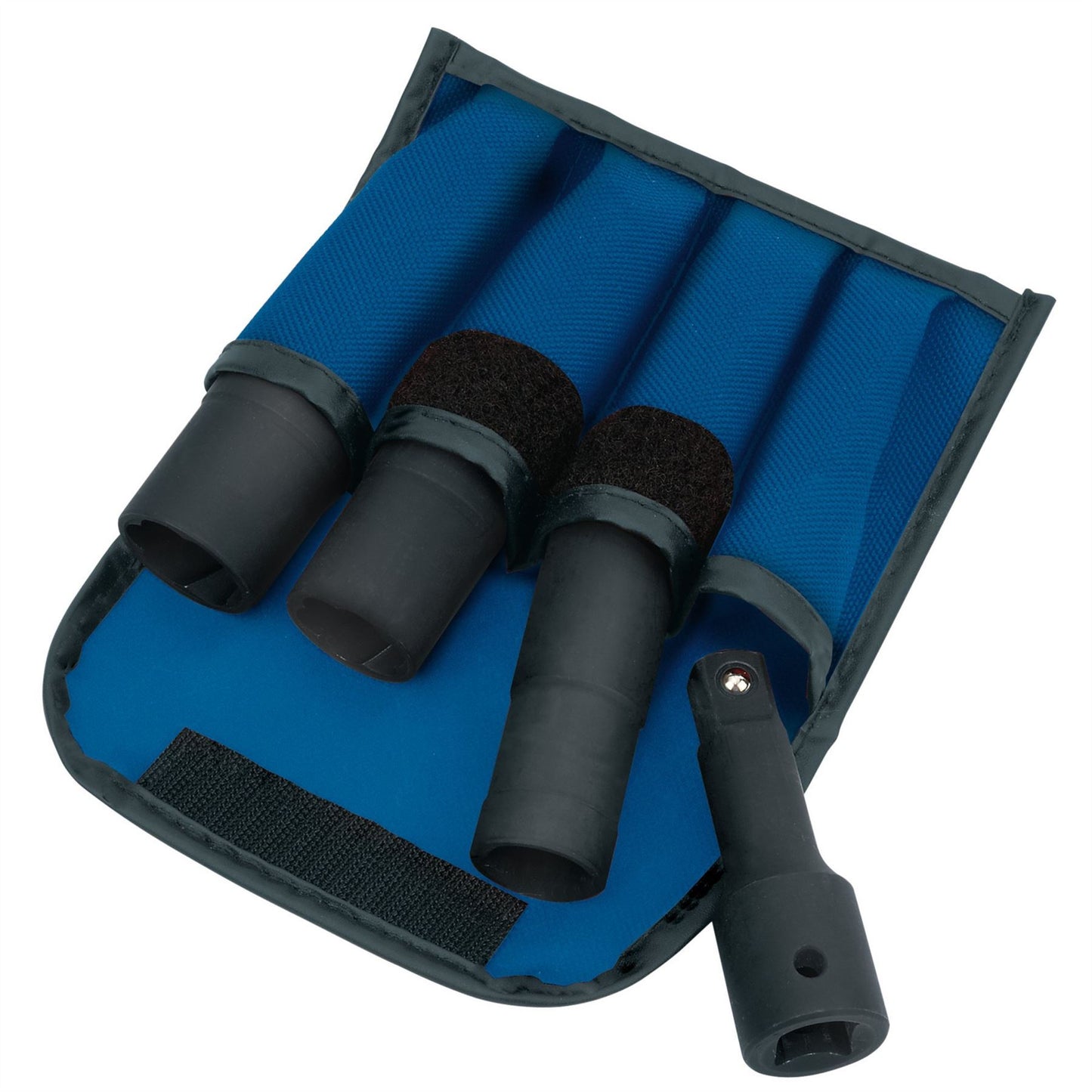 Draper 09539 Wheel Nut Double Impact Socket Kit 1/2" Sq. Dr. 4 Piece Draper