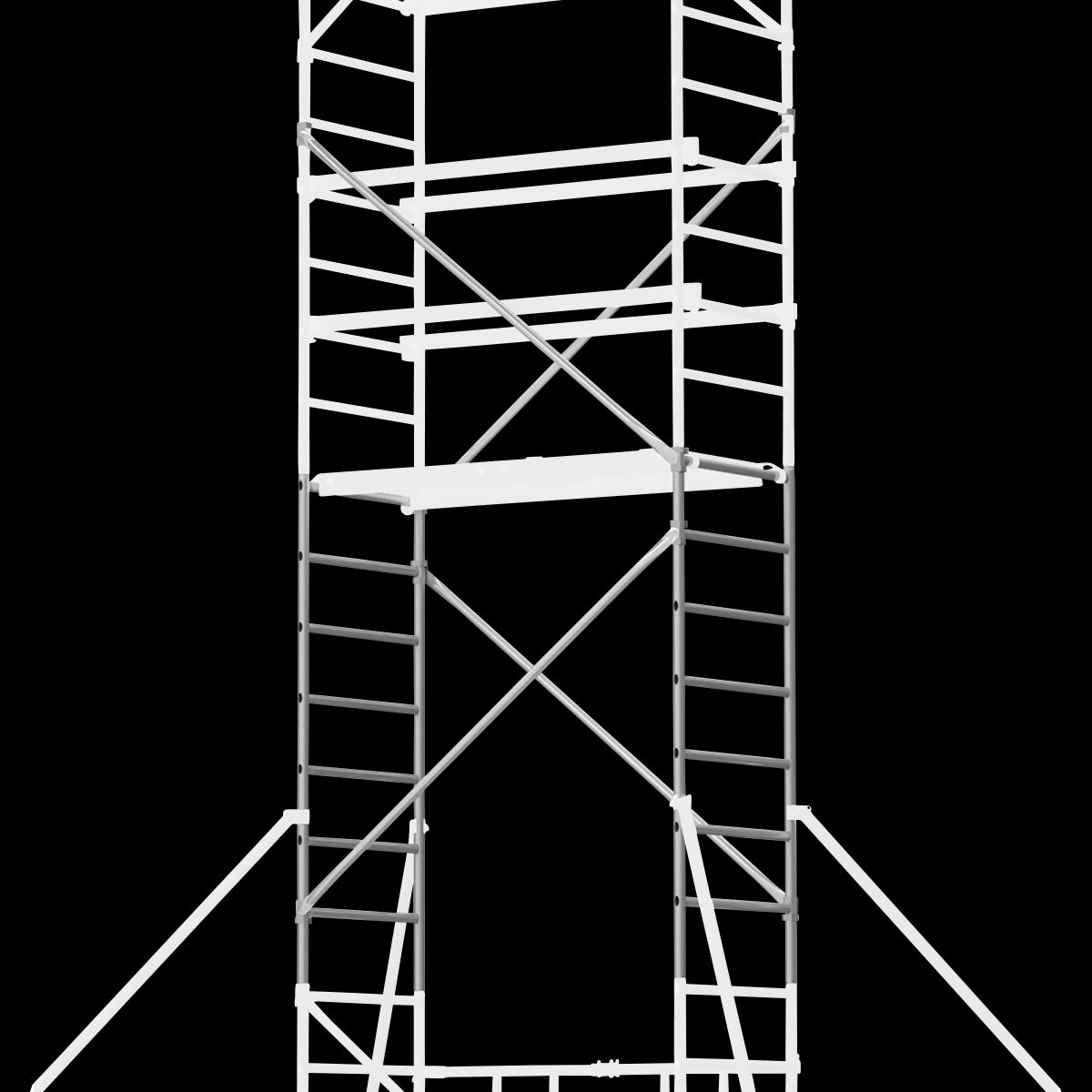 Sealey SSCL4 Platform Scaffold Tower Extension Pack 4 EN 1004-1 Sealey