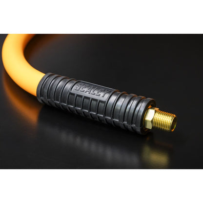 Sealey AHHC1538 Air Hose 15m x Ø10mm Hybrid High-Visibility with 1/4"BSP Unions Sealey