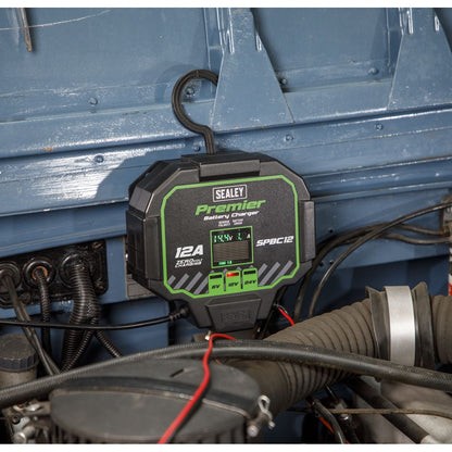 Sealey SPBC12 Battery Maintainer Charger 12A Fully Automatic Sealey