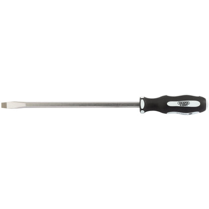Draper 35186 Pound Thru' Plain Slot Soft Grip Screwdriver 10 x 250mm Draper