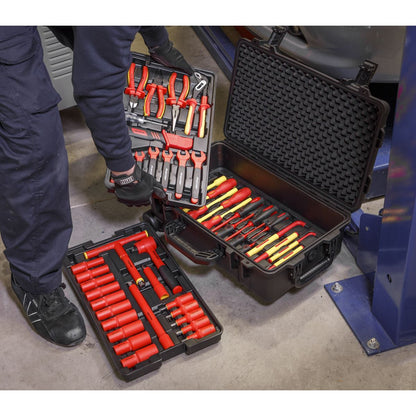 Sealey AK7939 1000V Insulated Tool Kit 1/2"Sq Drive 49pc Sealey