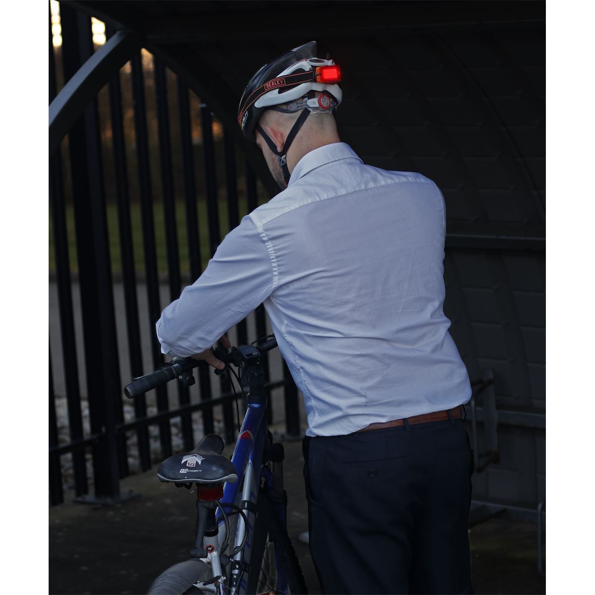 Sealey LED360HTR Rechargeable Head Torch 2W COB LED Auto-Sensor Red Sealey