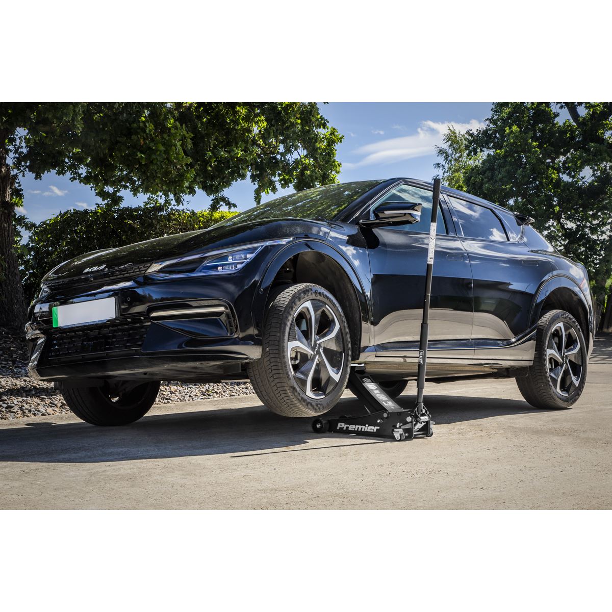 Sealey 4040AB Premier Low Profile Trolley Jack with Rocket Lift 4 Tonne - Black Sealey