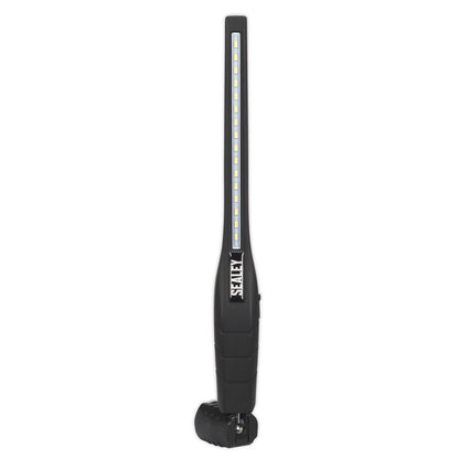 Sealey LED3604 Rechargeable 360° Slim Inspection Light 8W & 1W SMD LED Black Lithium-ion Sealey
