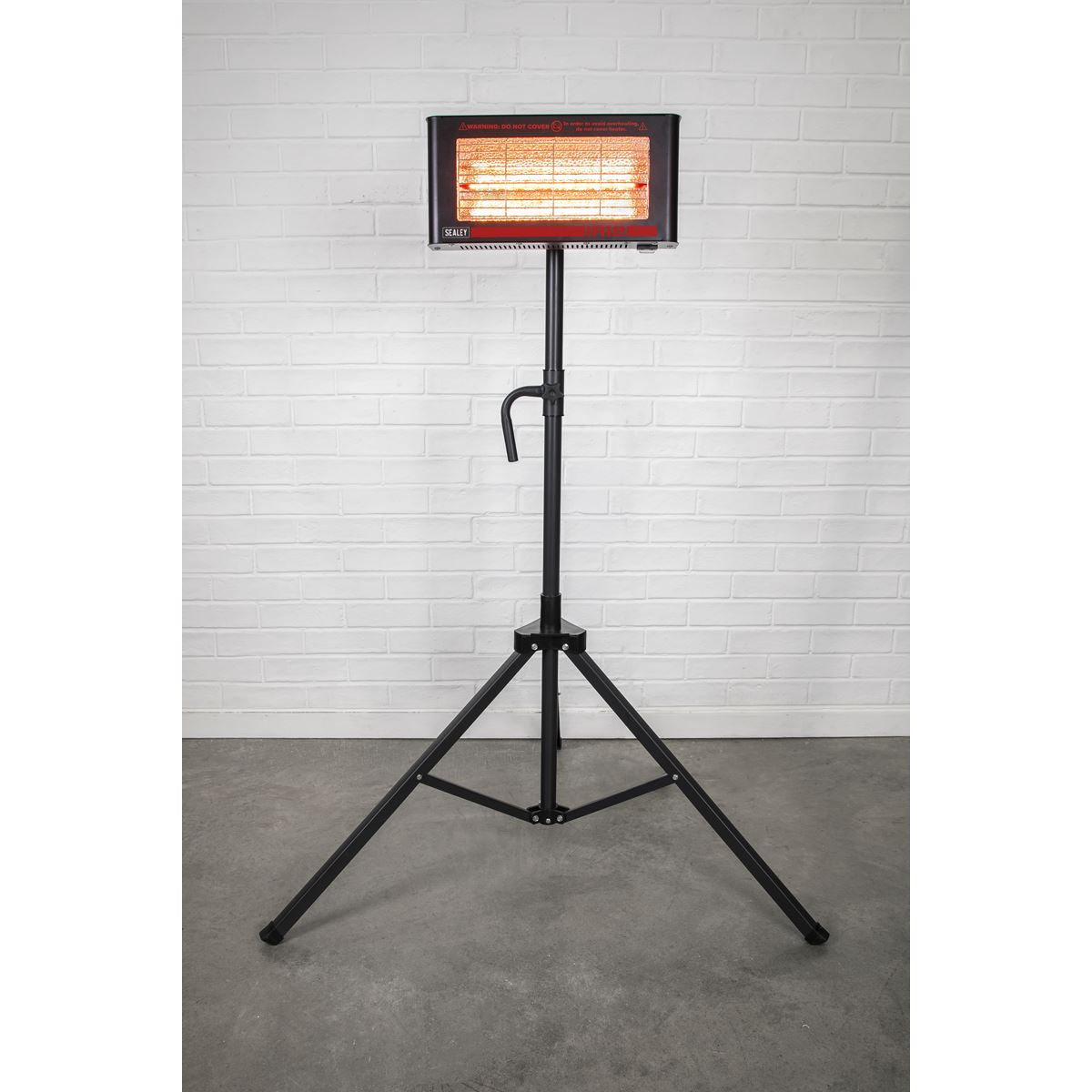 Sealey IR12CT Infrared Quartz Heater with Tripod Stand 230V 1.2kW Sealey