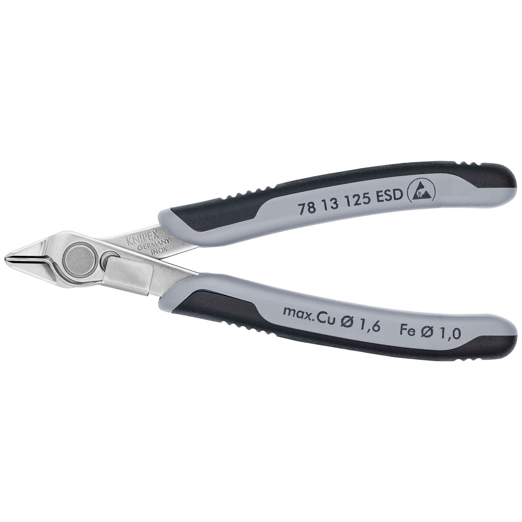 Knipex 55310 78 13 125 Electronic Super Knips® with multi-component grips 125mm Knipex