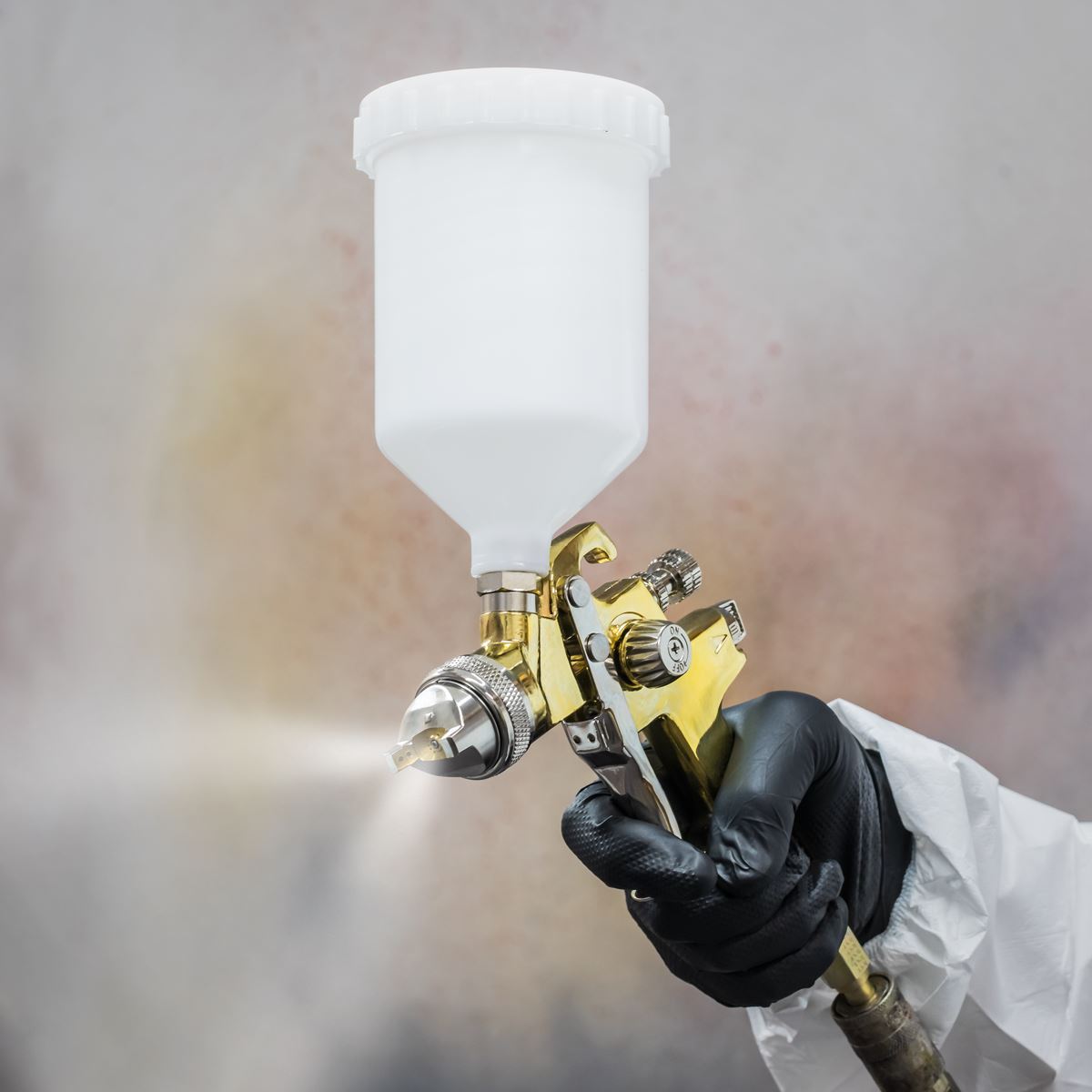 Sealey S701G Gravity Feed Spray Gun - 1.4mm Set-Up Gold Series Sealey