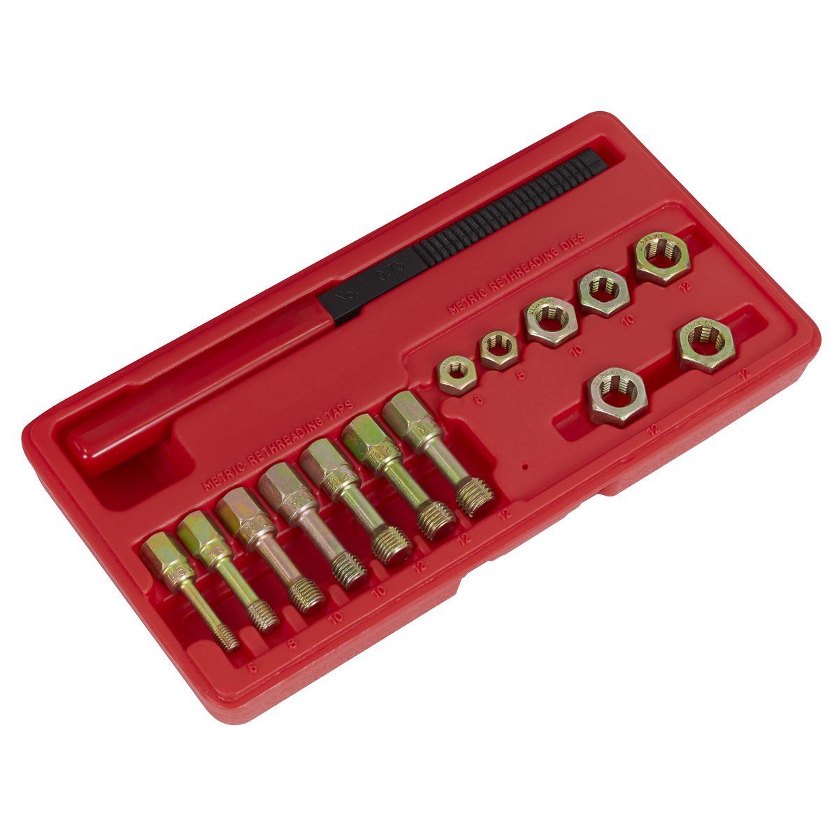 Sealey AK310 Re-Threader Kit 15pc Metric Sealey