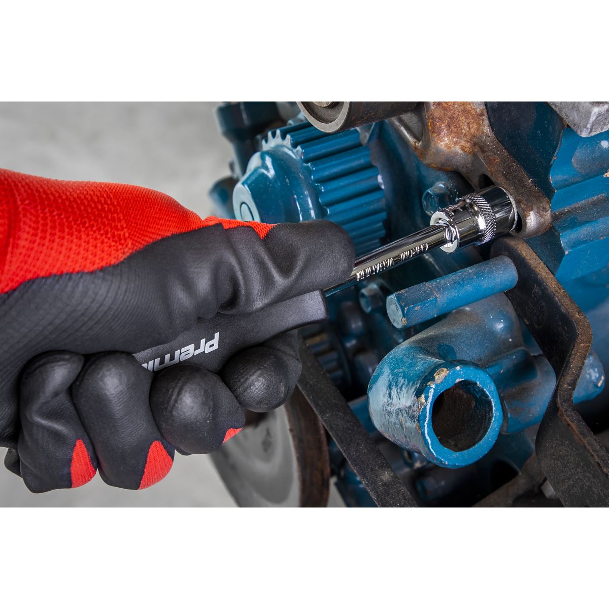 Sealey AK7980HV Mechanic's Tool Kit 144pc Hi-Vis Green Sealey