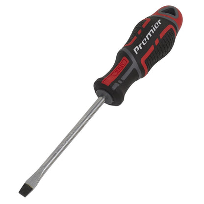 Sealey AK4354 Screwdriver Slotted 6 x 100mm GripMAX® Sealey