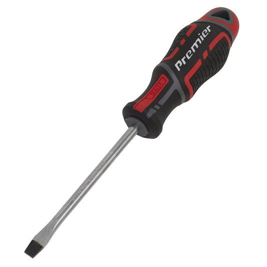 Sealey AK4354 Screwdriver Slotted 6 x 100mm GripMAX® Sealey