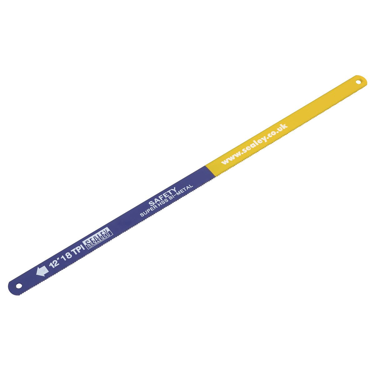 Sealey HSB0518 Hacksaw Blade 300mm HSS Bi-Metal 18tpi Pack of 5 Sealey