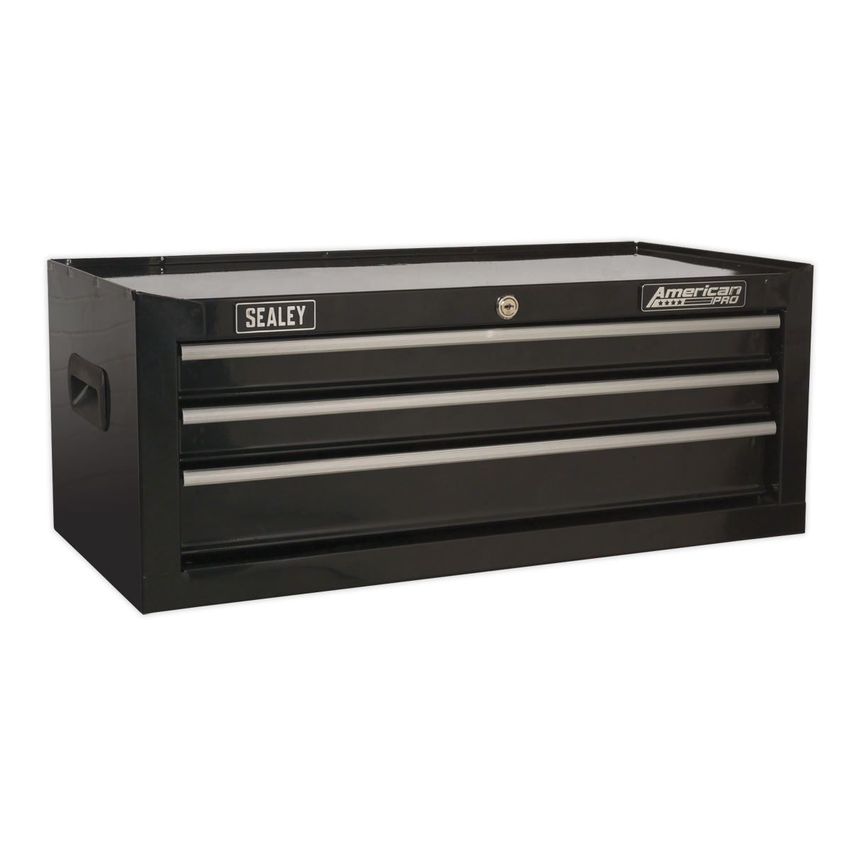 Sealey AP22BSTACK Topchest Mid-Box Tool Chest & Rollcab 14 Drawer Stack - Black Sealey