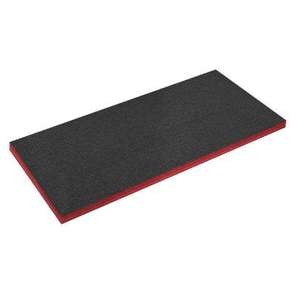 Sealey SF50R Easy Peel Shadow Foam® Red/Black 1200 x 550 x 50mm Sealey