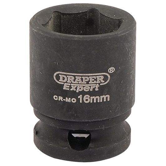 Draper 06876 Expert HI-TORQ® 6 Point Impact Socket 3/8" Sq. Dr. 16mm Draper