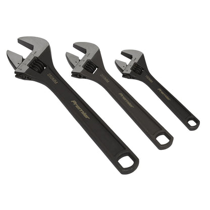 Sealey AK607 Adjustable Wrench Set 3pc Sealey