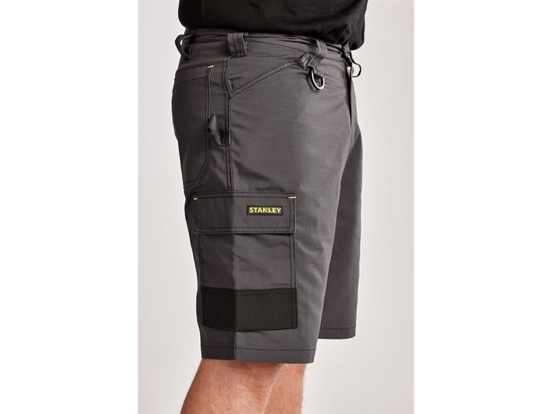Stanley Tucson Cargo Shorts Grey Rip-Stop Waist 34in Stanley