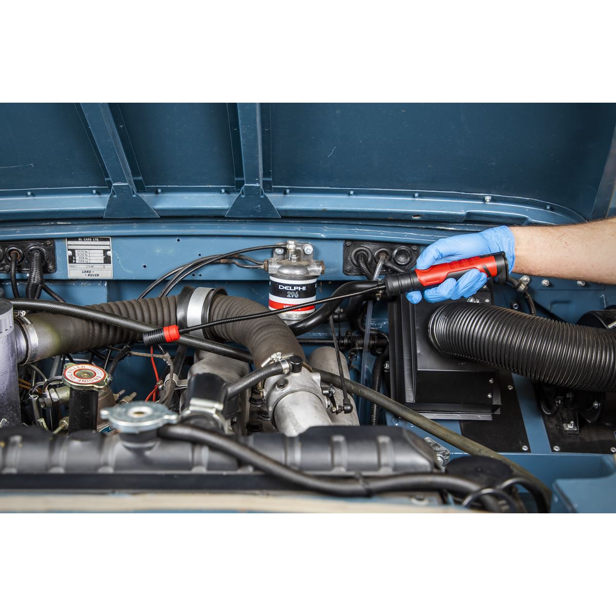 Sealey LEDFLEXPT Flexi Rechargeable Magnetic Pick-Up Tool Light 3W SMD LED Sealey