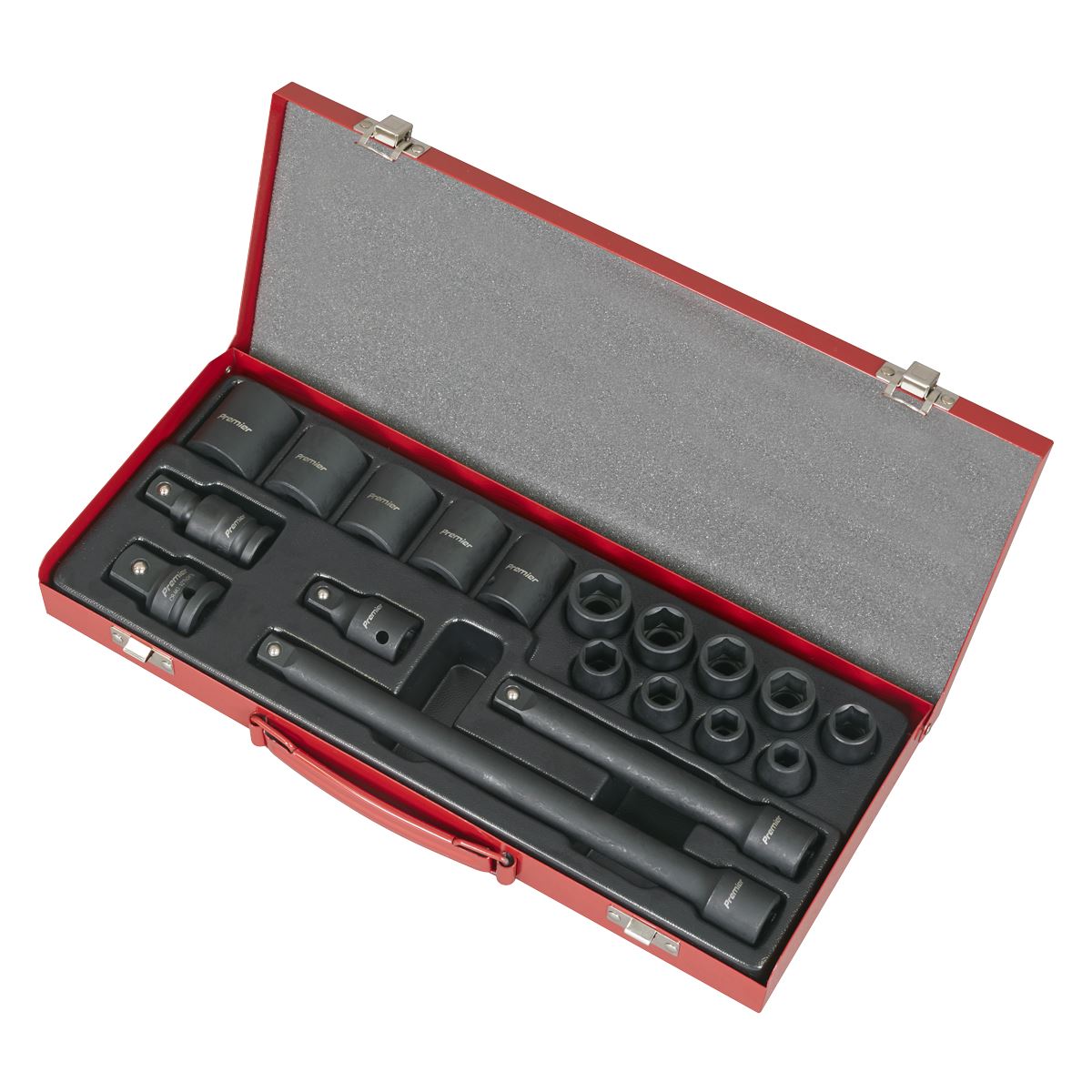 Sealey AK5619M Impact Socket Set 19pc 1/2"Sq Drive Metric Sealey