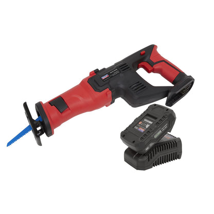 Sealey CP20VRSKIT1 Cordless Reciprocating Saw Kit 20V 2Ah SV20 Series Sealey